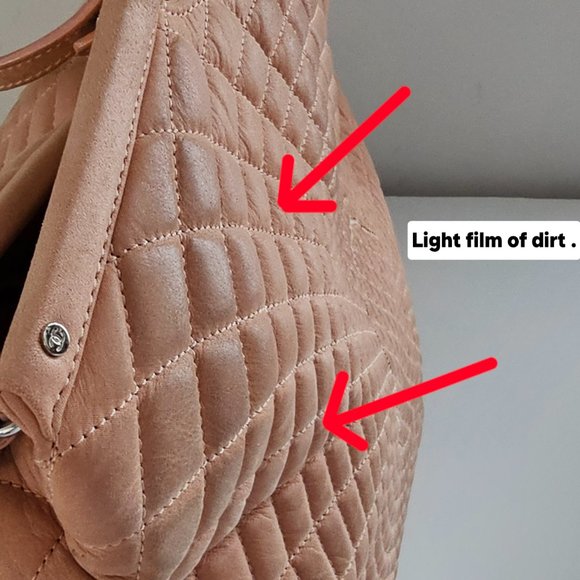 CHANEL -Spiral Sea Tote Quilted Iridescent Calfskin Bag! -AUTHENTIC! - Picture 12 of 16